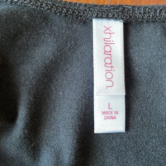 Xhilaration Little Black Short Sleeve Dress - Picture 4 of 7